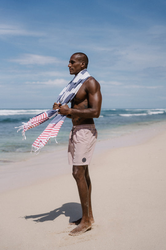 Striped Goodness Turkish Beach Towel | Lightweight Turkish Cotton Towel