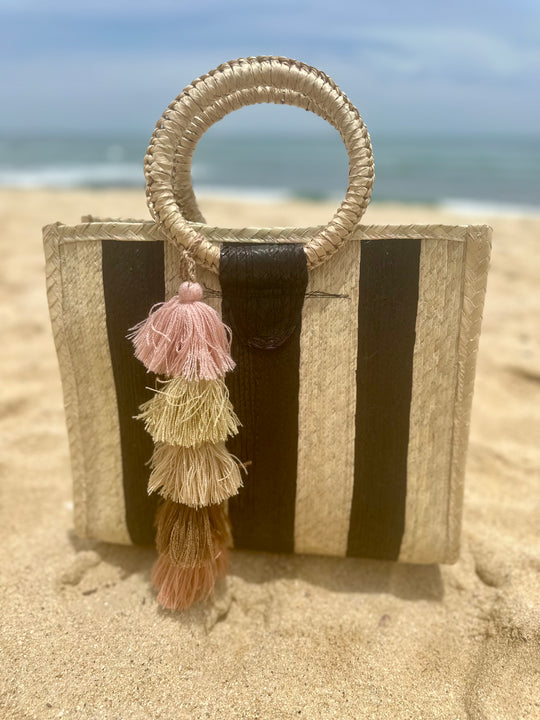 LT x Mizzae Straw bag