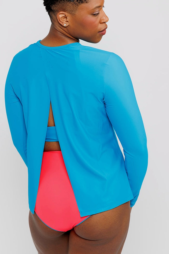 Long Sleeve Tie-back Sunshirt – Laura Templin