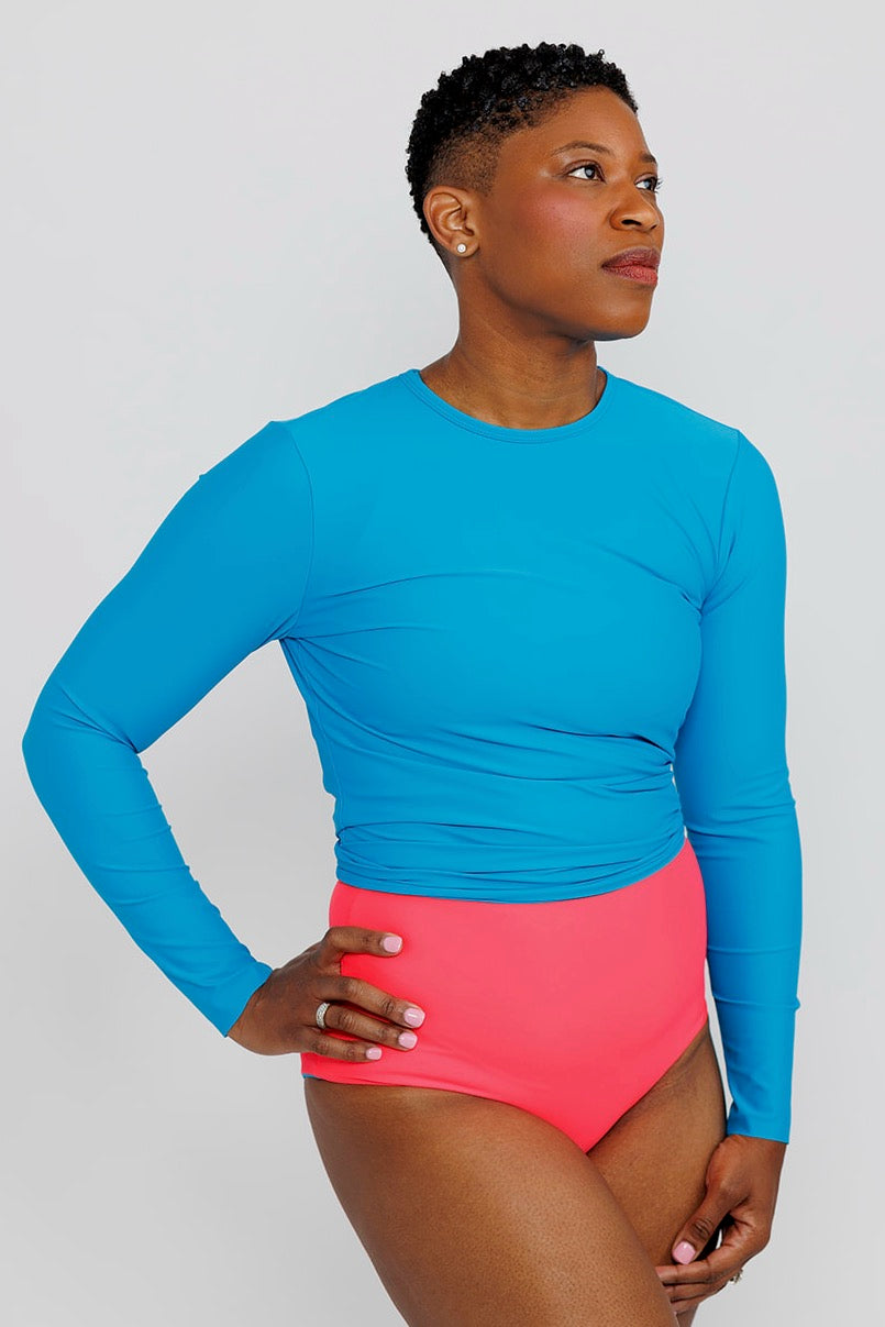 Long Sleeve Tie-back Sunshirt – Laura Templin